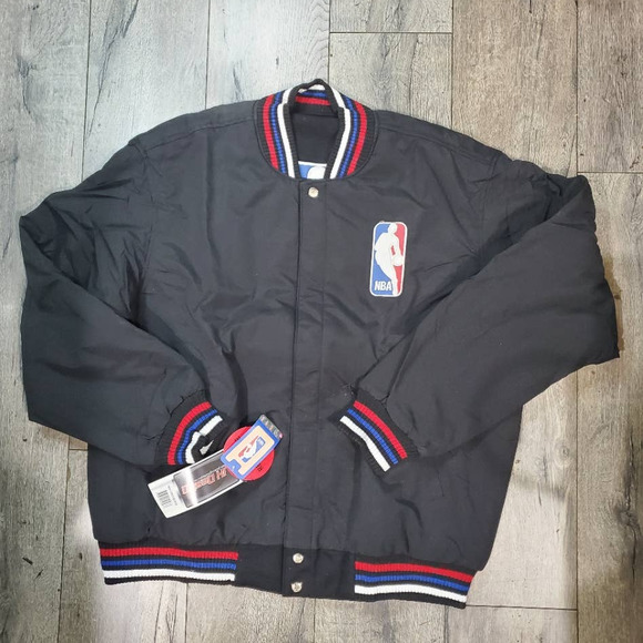 JH Designs NBA Logo Reversible Wool Jacket